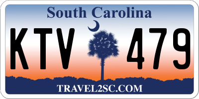 SC license plate KTV479