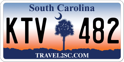 SC license plate KTV482