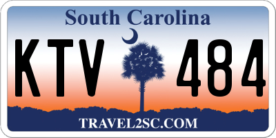 SC license plate KTV484