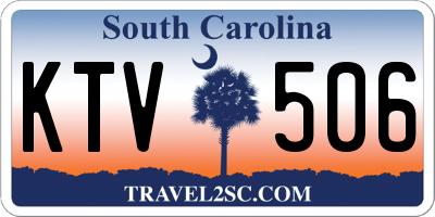 SC license plate KTV506