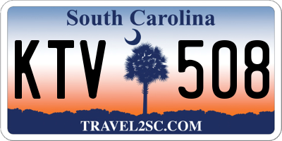 SC license plate KTV508