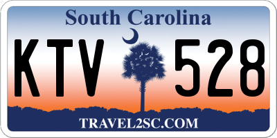 SC license plate KTV528