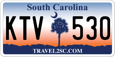 SC license plate KTV530