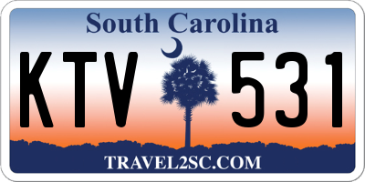 SC license plate KTV531