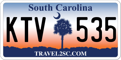 SC license plate KTV535