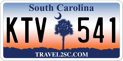 SC license plate KTV541