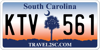 SC license plate KTV561