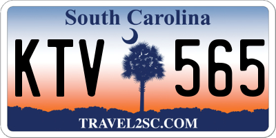 SC license plate KTV565