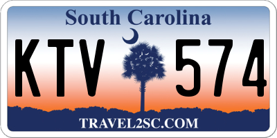 SC license plate KTV574