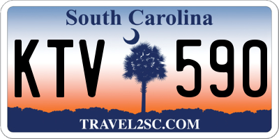 SC license plate KTV590