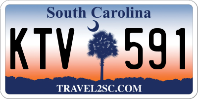 SC license plate KTV591