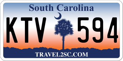 SC license plate KTV594