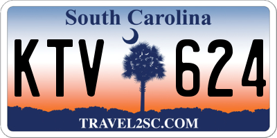 SC license plate KTV624