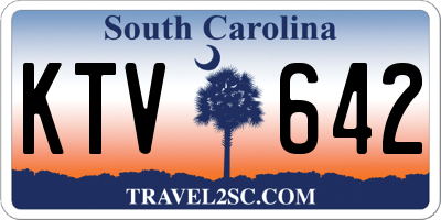 SC license plate KTV642