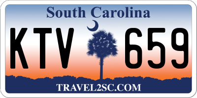 SC license plate KTV659