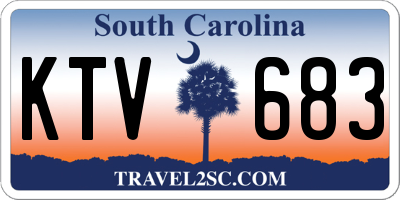 SC license plate KTV683