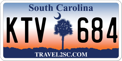 SC license plate KTV684