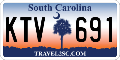 SC license plate KTV691