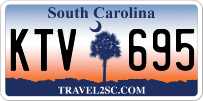 SC license plate KTV695