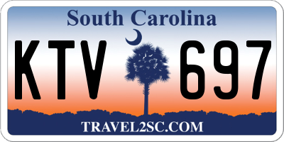 SC license plate KTV697