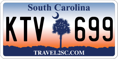 SC license plate KTV699