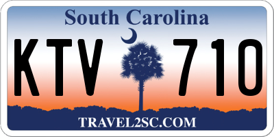 SC license plate KTV710
