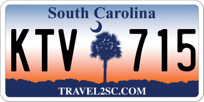 SC license plate KTV715
