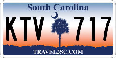 SC license plate KTV717