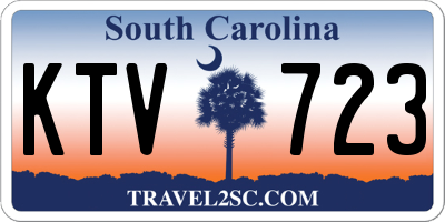 SC license plate KTV723