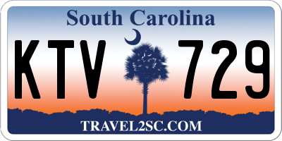 SC license plate KTV729