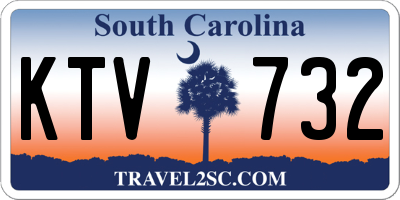 SC license plate KTV732