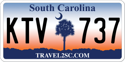 SC license plate KTV737