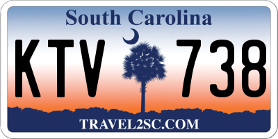 SC license plate KTV738