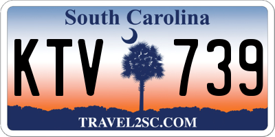 SC license plate KTV739