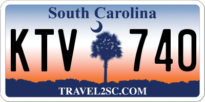 SC license plate KTV740