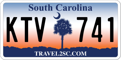 SC license plate KTV741