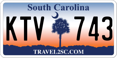 SC license plate KTV743