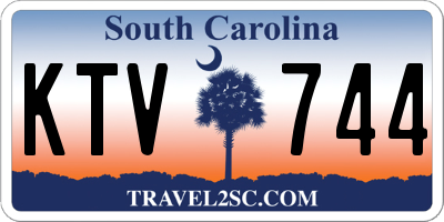 SC license plate KTV744