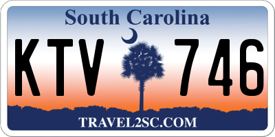 SC license plate KTV746