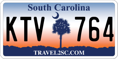 SC license plate KTV764
