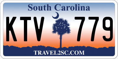 SC license plate KTV779