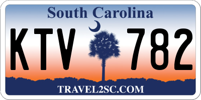 SC license plate KTV782