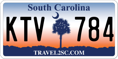 SC license plate KTV784