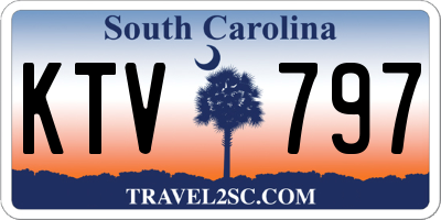 SC license plate KTV797
