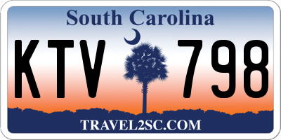 SC license plate KTV798