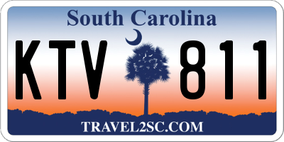 SC license plate KTV811