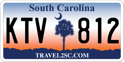 SC license plate KTV812