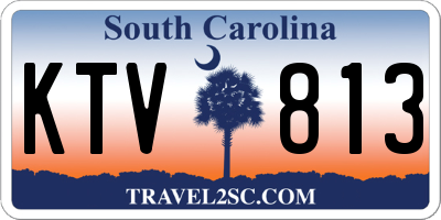 SC license plate KTV813