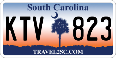 SC license plate KTV823