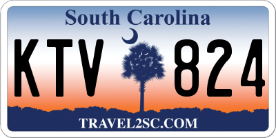 SC license plate KTV824